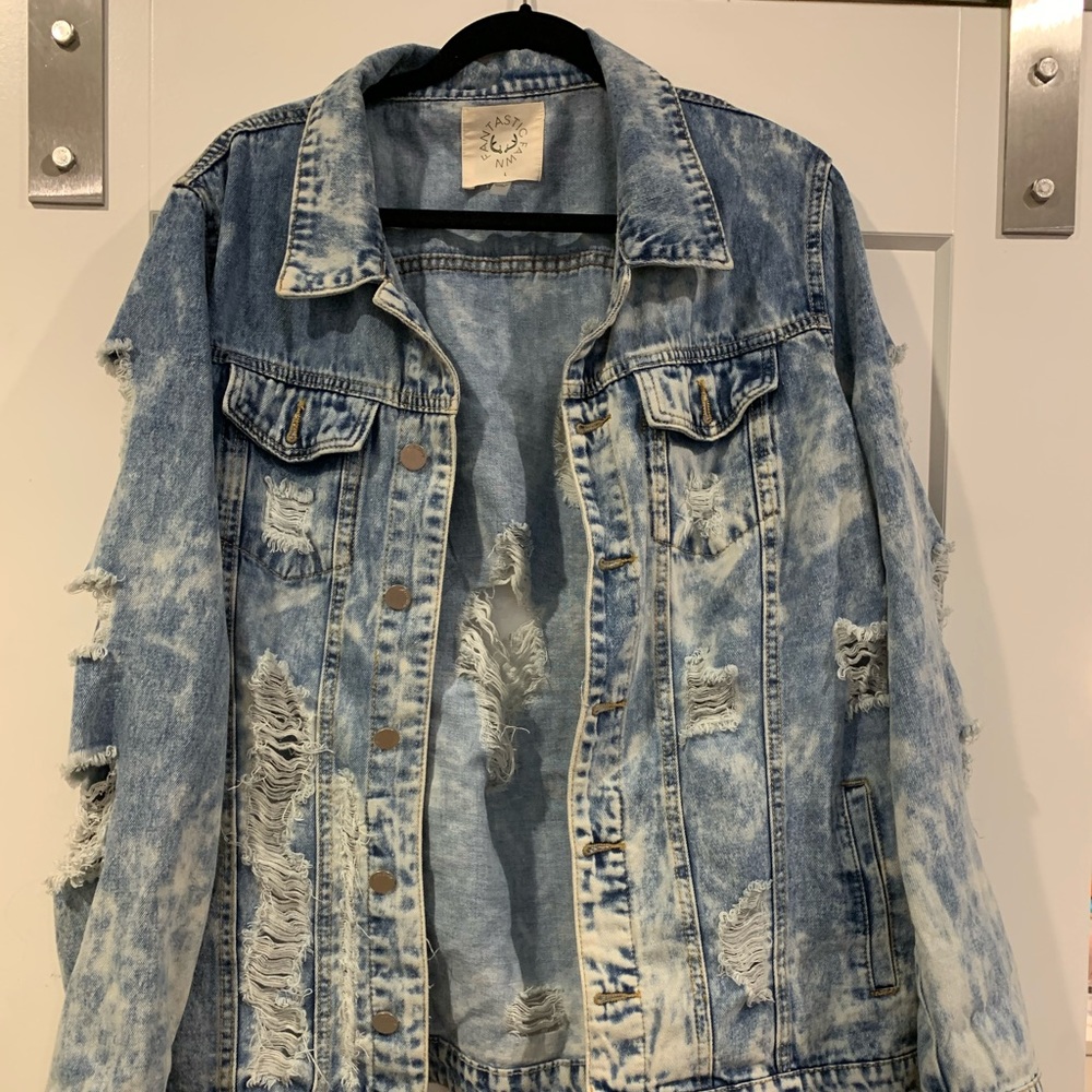 COPY - Distressed Jean Jacket